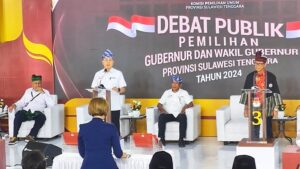 Debat Perdana Pilgub Sultra 2024, ASR Sebut Tidak Ada Lagi Anak Putus Sekolah