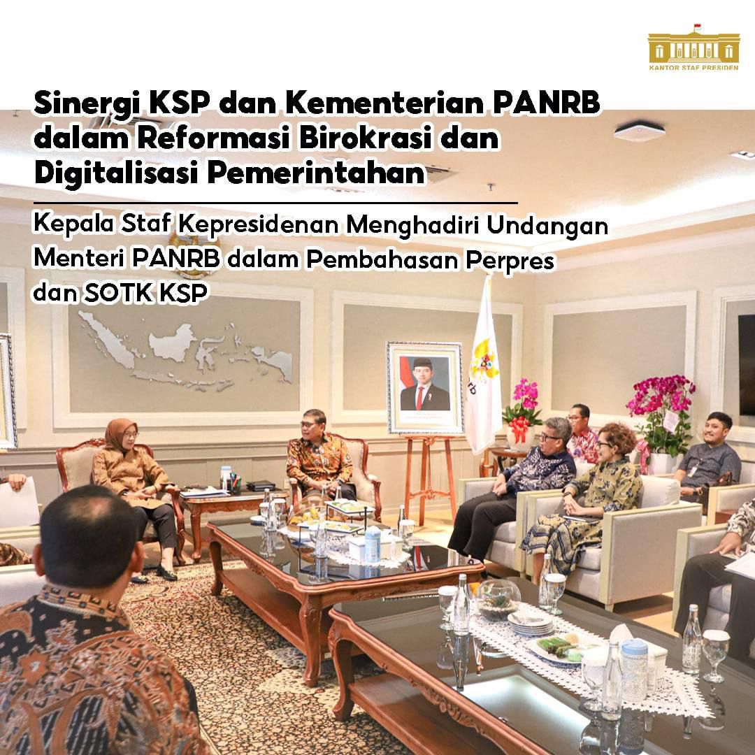 Letjen TNI, Putranto putranto Anto Hadiri undangan rapat Menteri PANRB